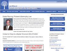 Tablet Screenshot of cbenson.com